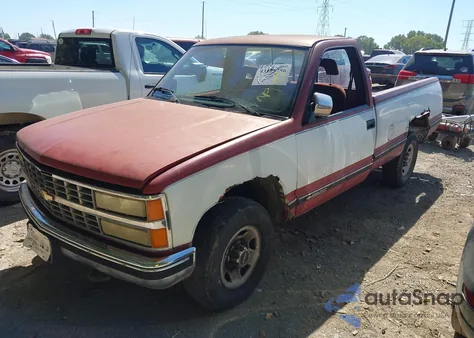 1992 Chevrolet Gmt-400 C2500 z USA, uszkodzony, nr VIN 1GCGC24K5NE171401